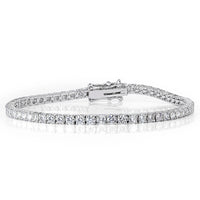 3.48ct Round Brilliant Cut Diamond Tennis Bracelet
