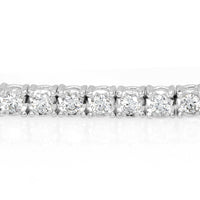 2.21ct Round Brilliant Cut Diamond Tennis Bracelet in 14k White Gold in 7'