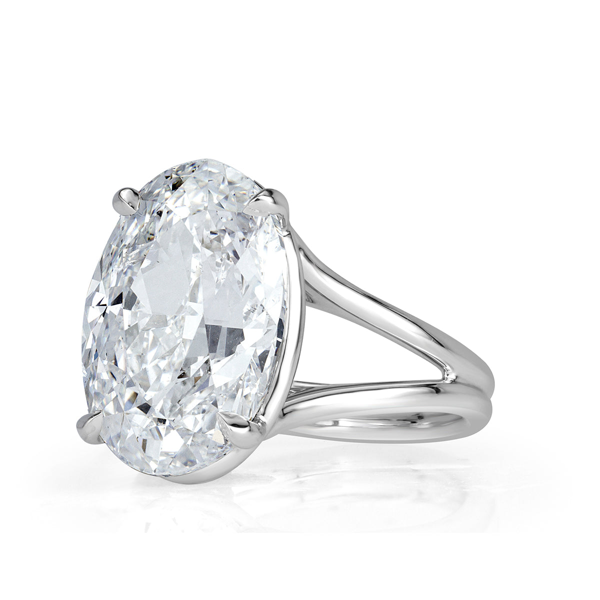 8.06ct Oval Cut Diamond Engagement Ring