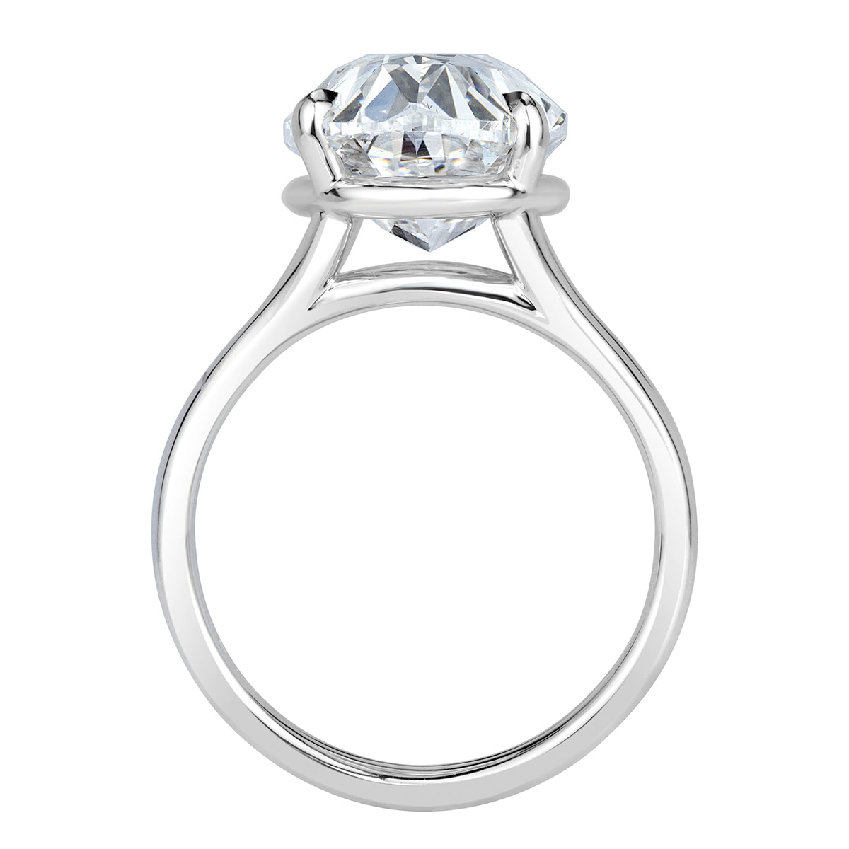 8.06ct Oval Cut Diamond Engagement Ring