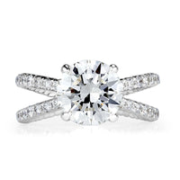 3.55ct Round Brilliant Cut Diamond Engagement Ring