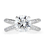 3.55ct Round Brilliant Cut Diamond Engagement Ring