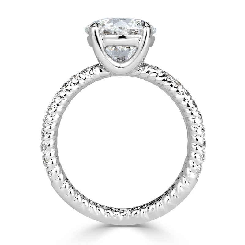 3.55ct Round Brilliant Cut Diamond Engagement Ring