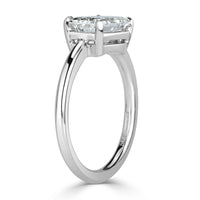2.00ct Emerald Cut Diamond Engagement Ring
