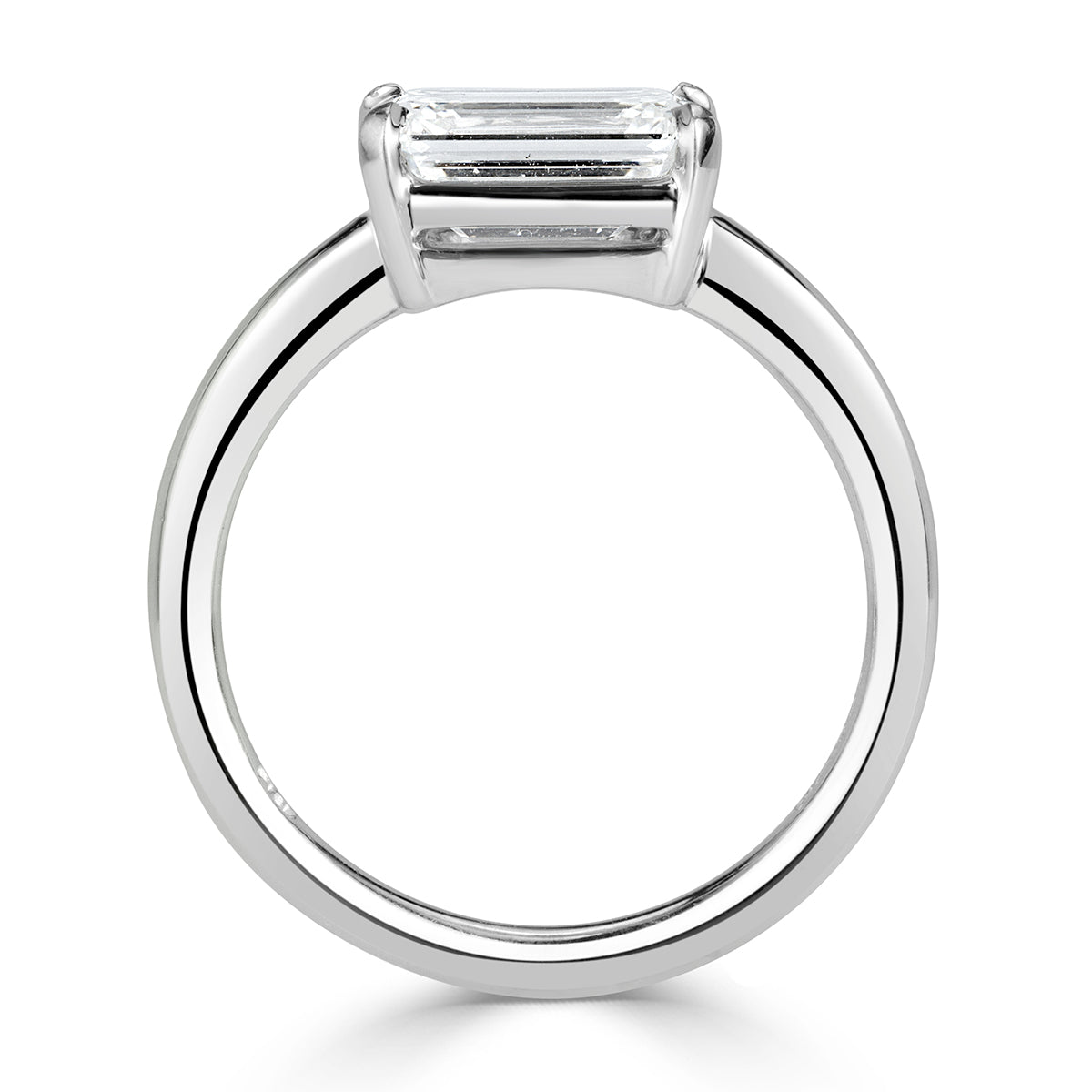 2.00ct Emerald Cut Diamond Engagement Ring