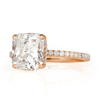 3.58ct Radiant Cut Diamond Engagement Ring