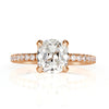 2.26ct Old Mine Cut Diamond Engagement Ring