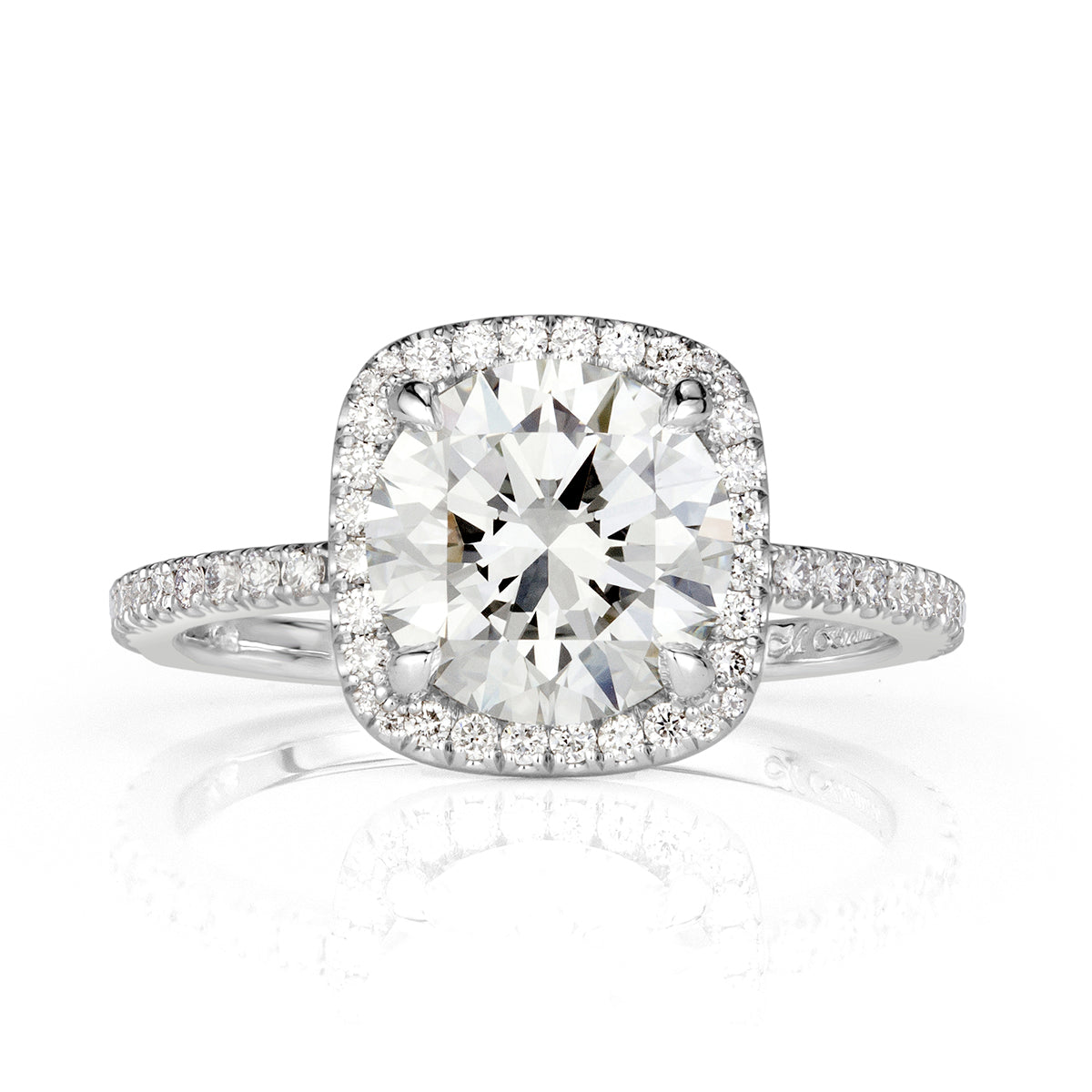 2.31ct Round Brilliant Cut Diamond Engagement Ring