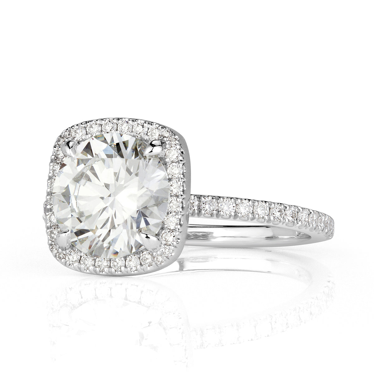 2.31ct Round Brilliant Cut Diamond Engagement Ring
