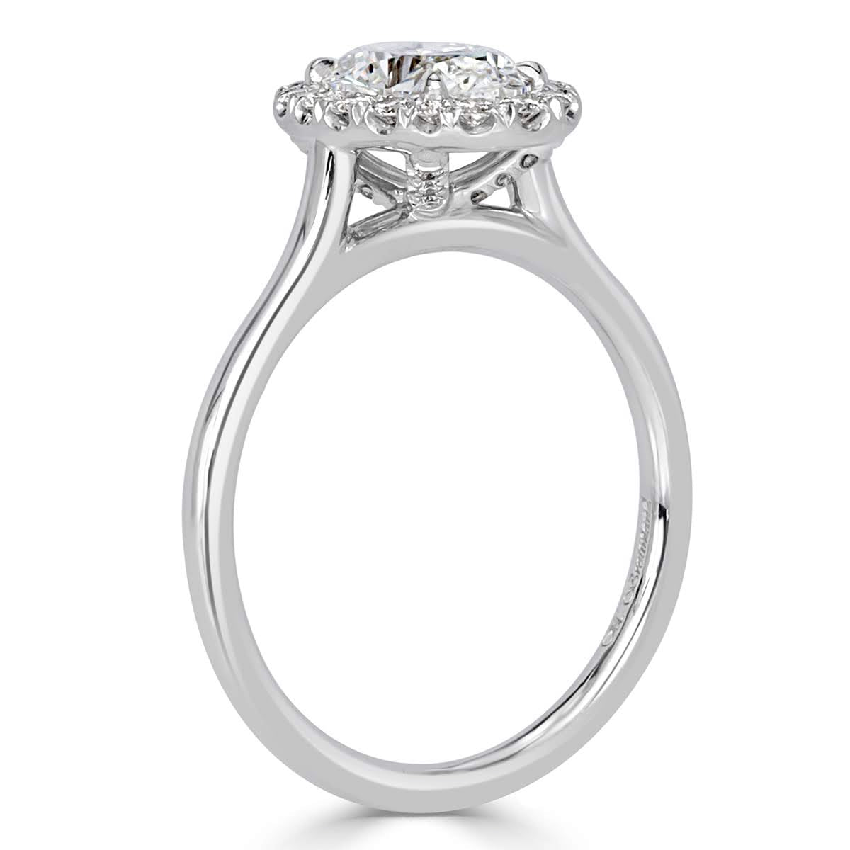 1.25ct Oval Cut Diamond Engagement Ring
