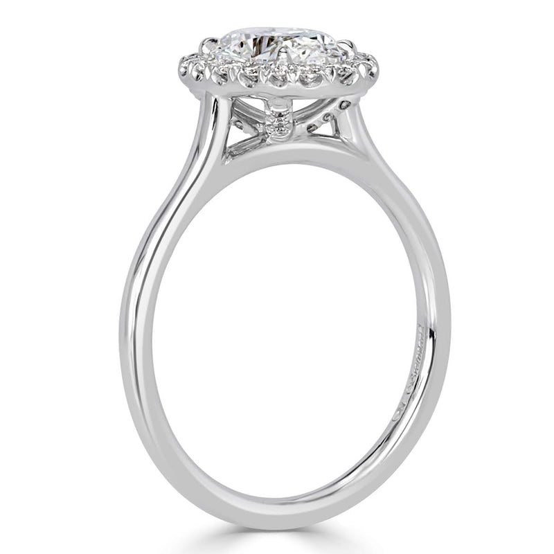 1.25ct Oval Cut Diamond Engagement Ring