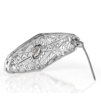 1.60ct Old Mine and Old European Cut Diamond Art Deco Pendant