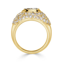 1.70ct Pear Shaped Diamond Vintage Ring