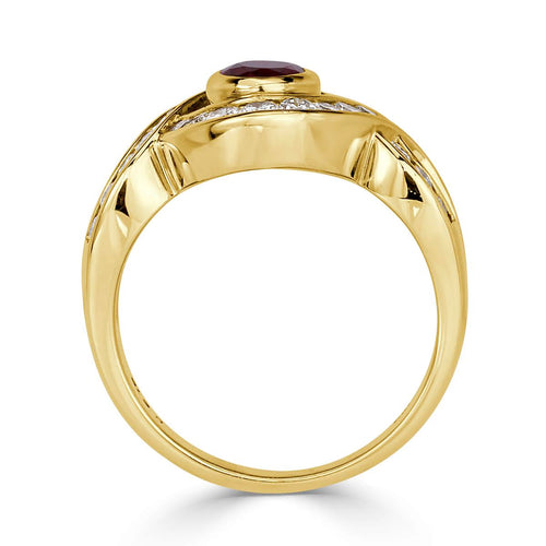 ルビーページ 1.72ct Ruby and Diamond Vintage Ring – Mark Broumand