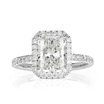 2.62ct Radiant Cut Diamond Engagement Ring