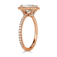 2.46ct Radiant Cut Diamond Engagement Ring