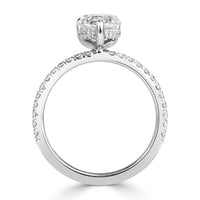 1.92ct Pear Shaped Diamond Engagement Ring