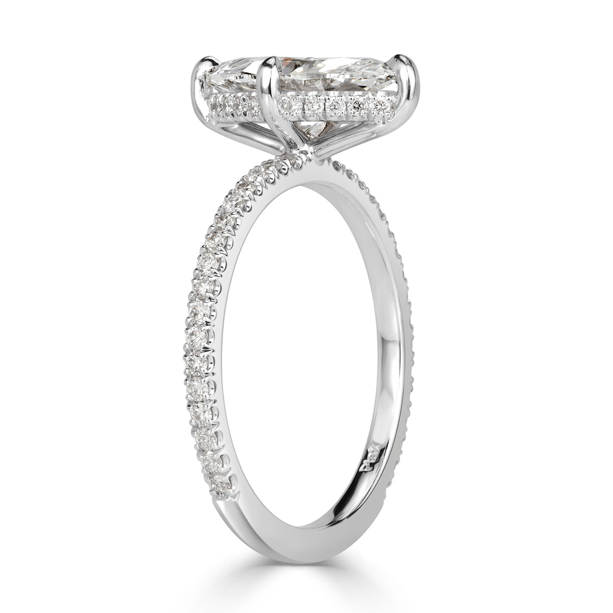1.84ct Marquise Cut Diamond Engagement Ring