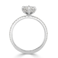 1.84ct Marquise Cut Diamond Engagement Ring