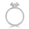 3.58ct Radiant Cut Diamond Engagement Ring