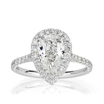 1.99ct Pear Shaped Diamond Engagement Ring