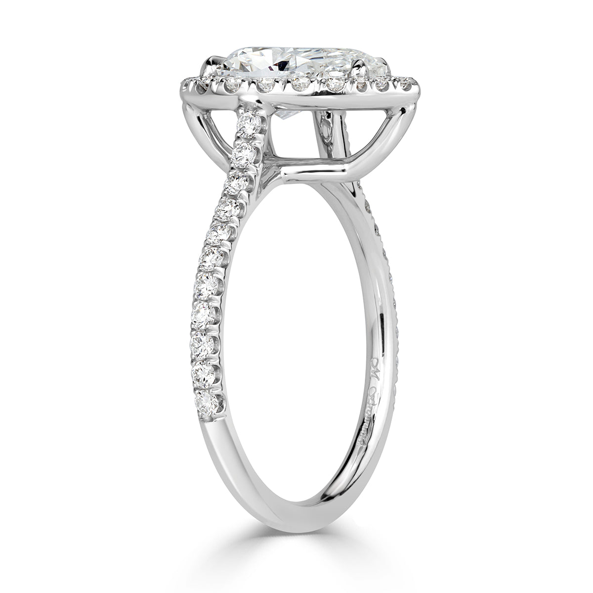 1.99ct Pear Shaped Diamond Engagement Ring