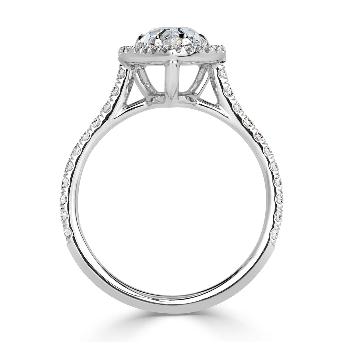 1.99ct Pear Shaped Diamond Engagement Ring