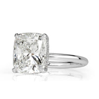 5.12ct Cushion Cut Diamond Engagement Ring