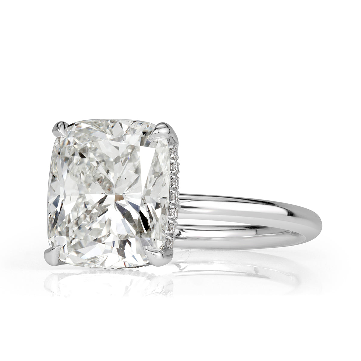 5.12ct Cushion Cut Diamond Engagement Ring