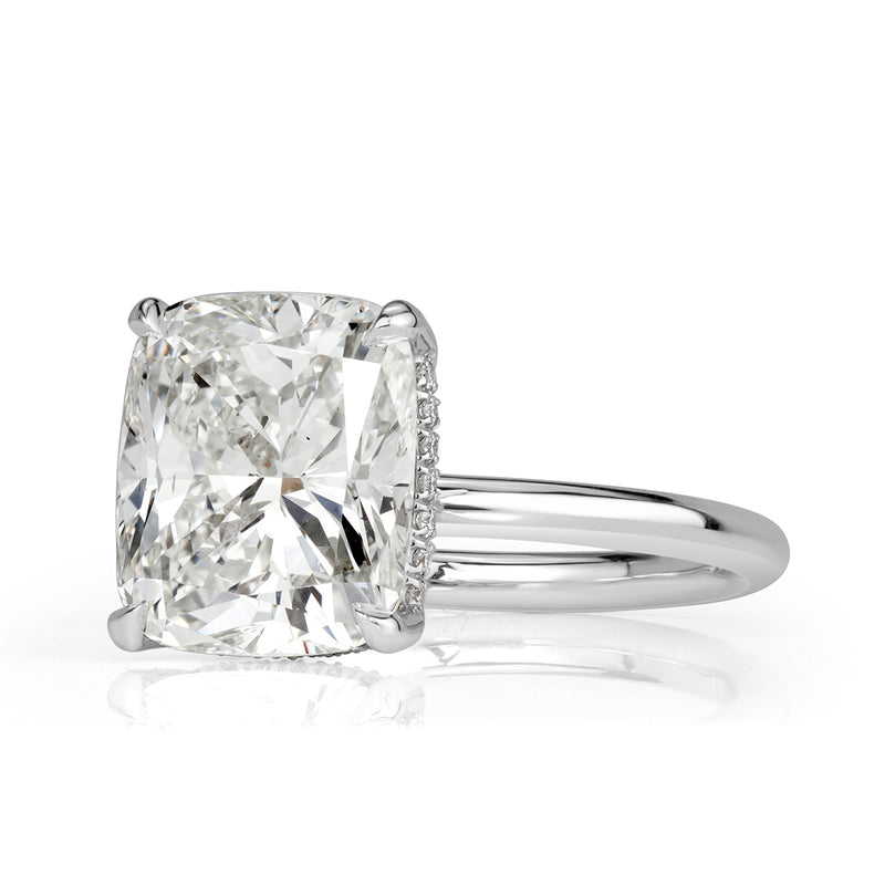 5.12ct Cushion Cut Diamond Engagement Ring