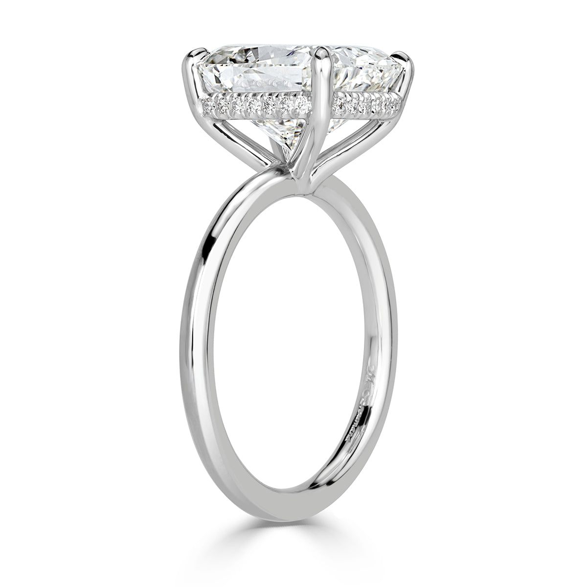 5.12ct Cushion Cut Diamond Engagement Ring