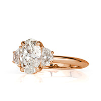 2.09ct Oval Cut Diamond Engagement Ring