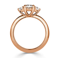 2.09ct Oval Cut Diamond Engagement Ring