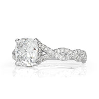 2.01ct Cushion Cut Diamond Engagement Ring