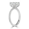 2.63ct Radiant Cut Diamond Engagement Ring