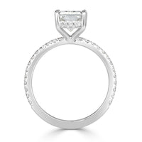 2.63ct Radiant Cut Diamond Engagement Ring