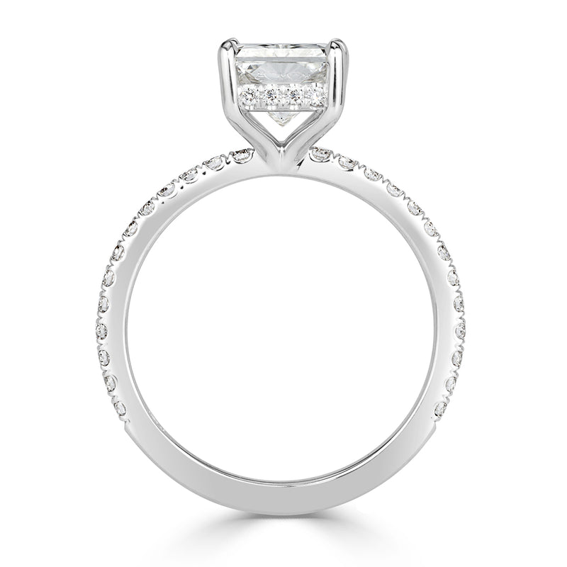 2.63ct Radiant Cut Diamond Engagement Ring