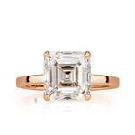 4.73ct Asscher Cut Diamond Engagement Ring