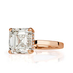 4.73ct Asscher Cut Diamond Engagement Ring