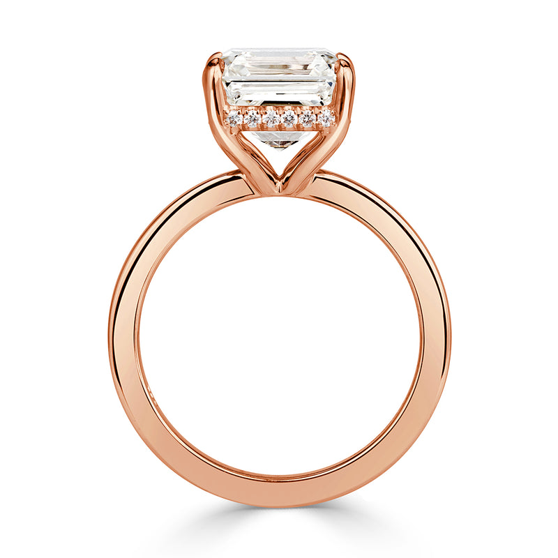 4.73ct Asscher Cut Diamond Engagement Ring