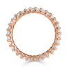 2.66ct Emerald Cut Diamond Eternity Band in 18k Rose Gold