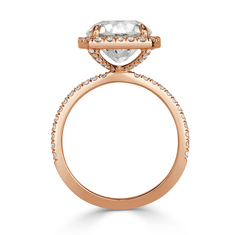 4.33ct Old European Cut Diamond Engagement Ring