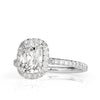 2.09ct Old Mine Cut Diamond Engagement Ring