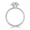 2.09ct Old Mine Cut Diamond Engagement Ring