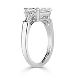 2.88ct Emerald Cut Diamond Engagement Ring