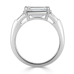 2.88ct Emerald Cut Diamond Engagement Ring