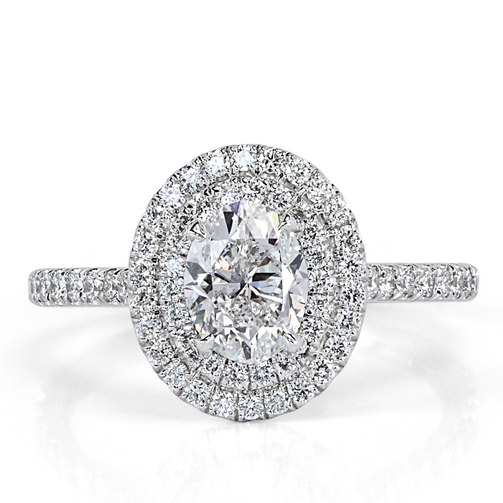 1.70ct Oval Cut Diamond Engagement Ring