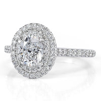 1.70ct Oval Cut Diamond Engagement Ring