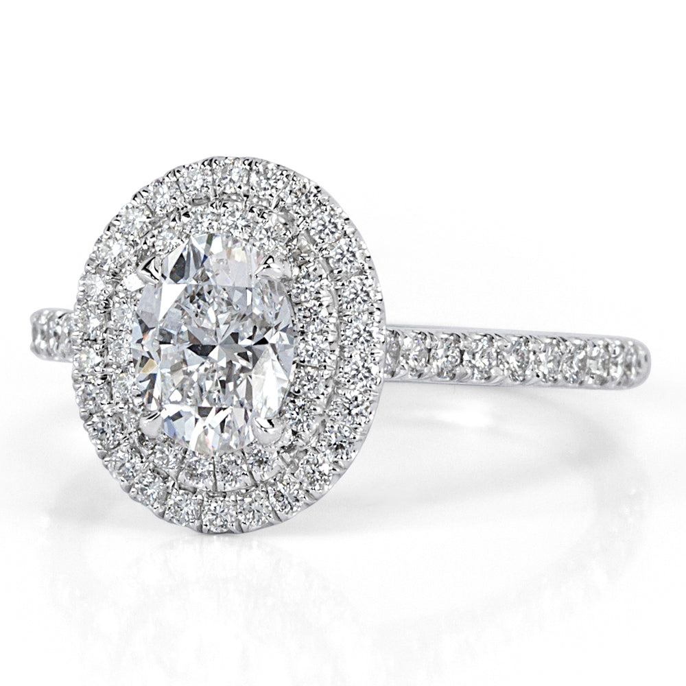 1.70ct Oval Cut Diamond Engagement Ring