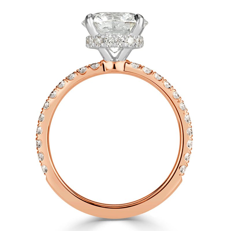 2.64ct Round Brilliant Cut Diamond Engagement Ring